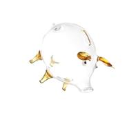 Zanthicia Glass Pig Piggy Bank Cute Money Saving Jar Durable Unique Home Decor Enhances Childrens Understanding Of Financial Concepts Novelty Clear Glass Pig Piggy Bank Tiny Bottles