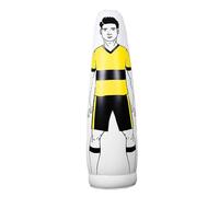 Zanthicia Goal Keeper Soccer Trainer Tumbler Tool For Improving Goal Scoring Precision And Power In Football Training With Durable PVC Construction Soccer Training Inflatable, yellow, 175cm