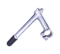 Zanthicia Gooseneck Clamp Bicycle Quill Stem Enhanced Riding Experience Easy To Install Premium Aluminum Alloy Cycling Accessory Gooseneck Handlebar Clamp Bike Stem Riser Sports, Silver