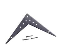 Zanthicia Guitar Bridge Tailpiece Accessories 6 Strings V Style Electric Guitar With Durable Replacement Parts Convenient To MaterialV Style Electric Tailpiece Is Well Made Of, Black