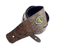 Zanthicia Guitar Replacement Leather Strap Premium Adjustable Bass Belt Strap Essential Comfort For Long Playing Sessions Electric Guitar Painting Electric Acoustic Belt, Brown