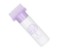 Zanthicia Hair Oil Applicator With Combs 180ml Unique Allows Effortless Application Distributes Products Evenly Without Mess Roots Comb Applicator Bottle For Home Salon 180ml, Violet, 17.1x6.4x4.6cm
