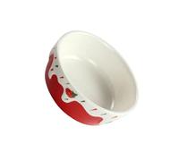 Zanthicia Hamster Food Bowl Small Animals Excellent Practical For Gerbils Dwarf Hamsters Functional Water Bowl Made Ceramic Ceramic Water Feeding For Guinea Pig Rabbit, Red