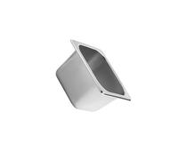 Zanthicia Heavy Duty Deep Food Container Stainless Steel Oven Tray Designed For Professional Essential For Stressful Meal Services Deep Steam Table Pan 1/6 Size Buffet Party Supply, Silver, S