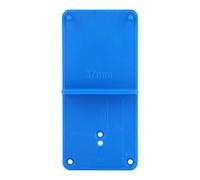 Zanthicia Hinge Guide Solid Mini Holes Locator Simple for Operation Punch Locators Time Saving Drilling Hand Tool Household Locating, Blue, 1