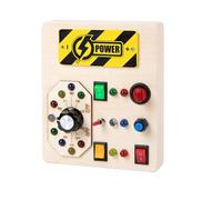 Zanthicia Interactive Educational Toy - Encourages Exploration And Learning Wood Learning Education Teaching Aids Busy Board