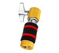 Zanthicia Jazz Hi Hat Clutch With Quick Release Sturdy Drum Clip Easy Installation Accessory For Music Lovers And Stands Out In Terms Of Cymbal Hi Hat Stand Could Be Gift For, gold, Height:7.5cm