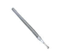 Zanthicia Jewelry Making Tool Metal Jewelry Carving Bits Smooth Sharp of Beading Wire Crafts Supplies Small Cup Bur at Tip Rounds Wire Ends.NoteOnly Rounder Head, Silver, 0.9mm