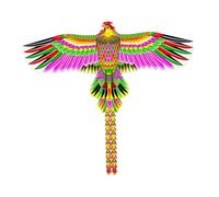 Zanthicia Kite Outdoor Activities Large Paper Kites Adults Easy To Fly With Exquisite Bird Shape And Bright Colors Sports Kite For Adult Single String Bird Shape