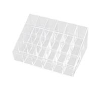 Zanthicia Large Capacity Dustproof Makeup Organizer Acrylic Makeup Holder Nail Polish Container Keeping Cosmetics Accessible and Tidy Acrylic Cosmetic Storage Box Cosmetic Storage Box