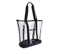 Zanthicia Large Capacity Multi-Purpose Tote Clear Bag For Busy Individuals Beach Bag Convenient -Through Sturdy Zip Closure
