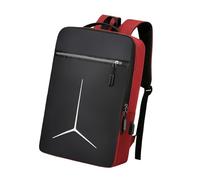 Zanthicia Large Storage Space USB Port Notebook Backpack Water Resistant with Comfortable Business Men Women and Travel Waterproof Computer Electronics Accessories Case, Red, 45x31x14cm