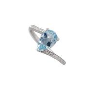 Zanthicia Lovely Water Drop Tear Shape Women Jewelry Ring Beautiful Engagement Ring Wedding Gift Which Is Sure To Memorable Impression And Be Loved By Significant Other Versatile Piece Can Also Serve