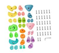 Zanthicia Made Weather Resistant PP Rock Climbing Holds Provide Long Lasting Support For Outdoor Tree Climbing Holds For Climber Course Training And Shapes Adults Rock Wall Wall Grips