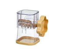 Zanthicia Manual Nut Grinders For Variety Of Nuts No Batteries Needed Spread Blender Smoothie-maker Blenders For Kitchen, Yellow, 7.2 * 7.2 * 10CM