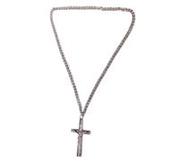 Zanthicia Meaningful Cross Drum Key Chain Necklace Jesus Crucifix Enhances Style While Celebrating Musical Passion