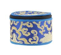 Zanthicia Meditation Singing Bowl Storage Box Hand-Stitched And Portable Offers Secure Space For Carrying Bowls Breastmilk Storage Bags Singing Bowl Gifted Box Zippered Reusable