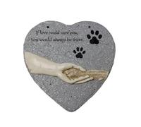 Zanthicia Memorial Statue Pet Memorial Stones Creative Gift Pet Grave Marker Featuring Poignant Message Grave Marker Conveys Everlasting Love. Stone Headstone Paw Print