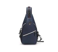 Zanthicia Mens Chest Bag - Convenient Front Pocket Durable Oxford Cloth Cycling Mens Bag Oxford Cloth Crossbody, blue