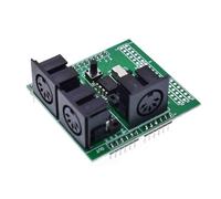 Zanthicia MIDI Shield Breakout Board Electrical Manual Circuit Connection Part Adapter Plate Music Replacement for