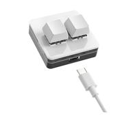 Zanthicia Mini Keyboard Hotswap 2 Key Programming Keyboard Lightweight On Go Gamers Needing Quick Actions Standard Mini 2 Key Programming Hotswap