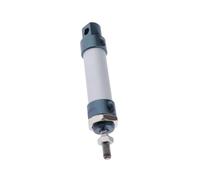 Zanthicia Mini Pneumatic Air Cylinder Engineered Efficiency 16mm Bore Delivering Constant Performance at Maximum Pressure of 1335 Bar Pneumatic Cylinde Screw Hole DiaM5, Cyan, MAL 16x50mm