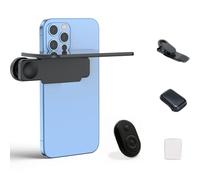 Zanthicia Mirror Lens,For Smartphone Cameras,Capture Stunning Anywhere HD Glass Mirror Set,Smartphone Photography, black