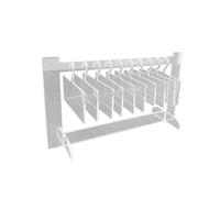 Zanthicia Nail Tip Display Bracket Rack To Display Nail Polish Colour Easy Access Acrylic Hook Art Polish Colors Are Displayed For Customers To Compare And Choose.