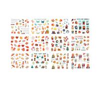 Zanthicia Nails Stickers Fashion Maple Pumpkin Decals Manicure Tools Sliders Decor Adhesive Fruit Elements Decorations, 1680, BN1669