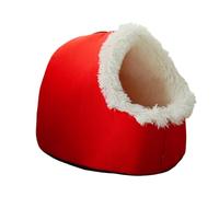 Zanthicia Non Innovation Closed bed Portable and Plush Comfortable Self Warming Pet Nest - haired for Suitable within 6kg, red