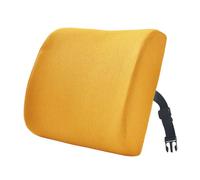 Zanthicia Non-skid Waist Cushion For Added Stability And Support Memory Cotton Lumbar Cushion Cotton Lower Back Support Pillow, golden, 33x32x10cm