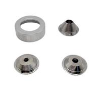 Zanthicia Nozzle Spray Kit Stainless Steel Three Different Sizes for Spraying Texture On Various Surfaces with Ease Stainless Steel Spray Machine Nozzle Kit