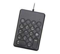 Zanthicia Numeric Keypad 18 Keys Offers Simple Plug And Play Functionality Home Office Setup USB Portand No Drivers Required Portable Number Keyboard For Laptop Computers, 269key Black, 13.6x9.2cm