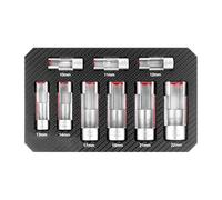 Zanthicia Nut Wrench Open Type Removal Socket Hand Tool Set Including Multi Sized Options for Mechanics Working On Oxygen Sensors L Shaped Line Removal Socket