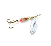 Zanthicia Outdoor Lake Hard Lure Bait Replacement Metal Fish Barbed Hook for Wobbler Portable Fishing Tackles Replacing Parts, Light Silver, Type 2