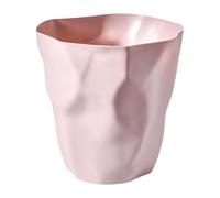 Zanthicia Oval Trash Can Wastebasket Provides Space Saving Organization Features Unique Contemporary For All Interiors Garbage Can Rubbish Bin Dustbin Waste Bin Opening, pink, 26x27x16cm