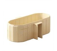 Zanthicia Portable Bath Tub and Folding Bathtub Rainy Days Relaxing Inside