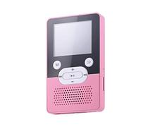 Zanthicia Portable MP3 Player 3.5mm Bluetooth-compatible HiFi Audio Video MP4 Digital Radio E-book Voice Record Music, Pink 16G
