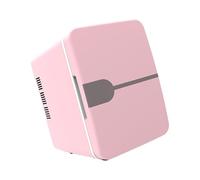 Zanthicia Portable Thermoelectric Fridge Compact Solution Cools Heats Compact Refrigerator Suitable For Travel Or Home Mini Fridge 4L Beauty Makeup Skincare Mini, Pink