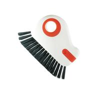 Zanthicia Practical Cleaning Brush For Sliding Doors And Toilets Convenient 2 In 1 Multifunction Cleaning Brush Groove Tool, orange
