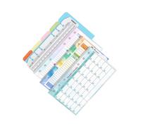 Zanthicia Premium A6 Refill Paper Lined Planner 6 Hole For Journal With Reliable Daily Organizational Needs A6 Binder Inserts Budget Planner Painting, Type A
