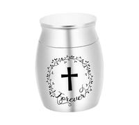 Zanthicia Premium Aluminum Alloy Dog Cat Ash Urn Compact Memorial Keepsake Holder Standing At 1.6 Inches Tall And 1.2 Inches Wide. Easy To Carry And Store. Aluminum Alloy Pet Urns Premium Dog Cat Ash