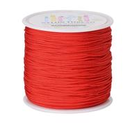 Zanthicia Premium Braided Nylon Cord Thread Roll In Classic Colors Creative Jewelry Making Projects Rattail Satin Nylon Cord Black Braiding String Macrame