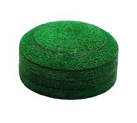 Zanthicia Professional Billiards Stick Tips For Indoor Game Snooker Cue Tips Durable Billiard Cue Replacement Head Jumping Snooker Billiard Pool Tip PU Leather, Green, Diameter 13.8mm