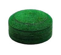 Zanthicia Professional Billiards Stick Tips For Indoor Game Snooker Cue Tips Durable Billiard Cue Replacement Head Jumping Snooker Billiard Pool Tip PU Leather, Green, Diameter 12mm