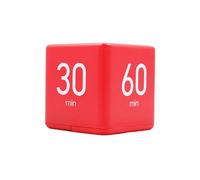 Zanthicia Professional Timer Cube LCD Display For Precise Timing ABS Professional Students Learn Childrens Kitchen Timers. Minutes, red