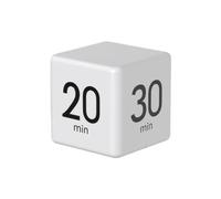 Zanthicia Professional Timer Cube LCD Display For Precise Timing ABS Professional Students Learn Childrens Kitchen Timers. Minutes, white