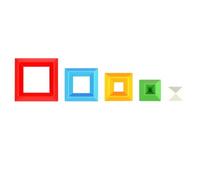 Zanthicia Promote Cognitive Development With Creative Assembly Blocks ABS Pyramid Stacking Music Building Blocks Childrens Toys, 15pcs