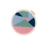 Zanthicia Punch Needles Kits Pre Print Pattern Punch Needle Kits for Beginner Easy to Follow Instruction Guide New Needlecrafters Needle Embroidery Kit Knitting Embroidery