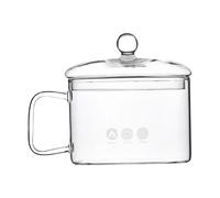 Zanthicia Ramen Bowl Clear Glass Soup Bowls Unique Lid And Handle Designed For Efficient Cooking All Kitchen Needs Glass Bowl With Handle Simmering Pot Pumpkin Pot